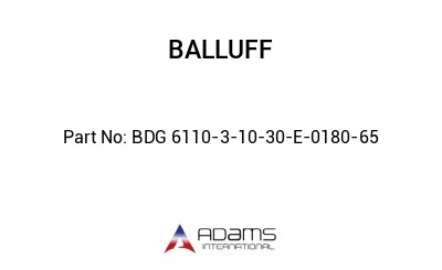 BDG 6110-3-10-30-E-0180-65									
