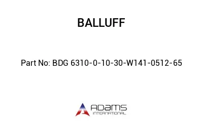 BDG 6310-0-10-30-W141-0512-65									