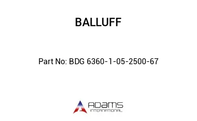 BDG 6360-1-05-2500-67									
