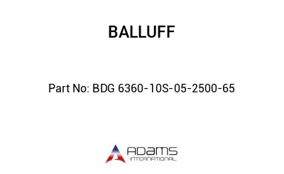 BDG 6360-10S-05-2500-65									