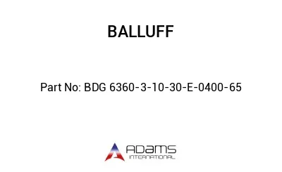 BDG 6360-3-10-30-E-0400-65									
