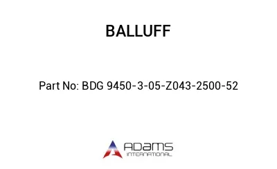 BDG 9450-3-05-Z043-2500-52									