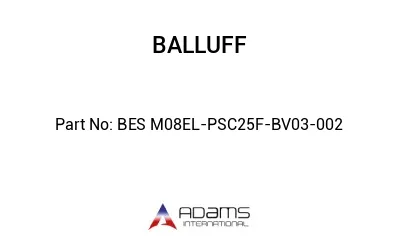 BES M08EL-PSC25F-BV03-002									