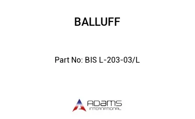 BIS L-203-03/L									