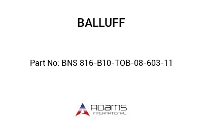 BNS 816-B10-TOB-08-603-11									
