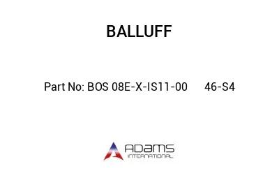 BOS 08E-X-IS11-00	46-S4								